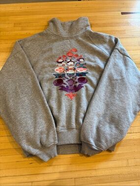 Women's FP Movement On Your Mark Logo Mock Neck Sweatshirt